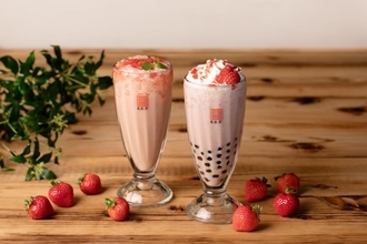 春を先取り♡「春水堂」にあまおう苺のドリンク2種＆明太豆乳麺が2月27日から登場中《期間限定》