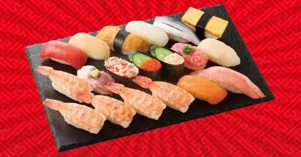 「1貫あたり約67円！小僧寿しで、人気ネタをたっぷり味わえる「超得バリュー盛フェア」1月24日から土日の4日間限定で開催」の画像