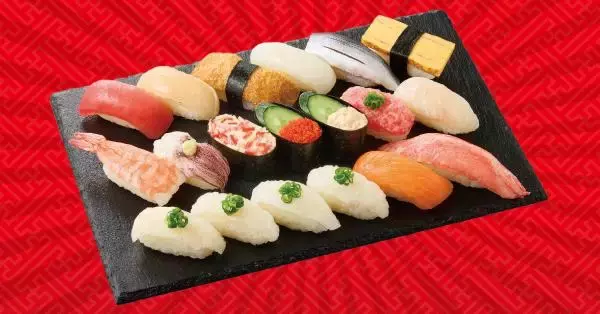 「1貫あたり約67円！小僧寿しで、人気ネタをたっぷり味わえる「超得バリュー盛フェア」1月24日から土日の4日間限定で開催」の画像