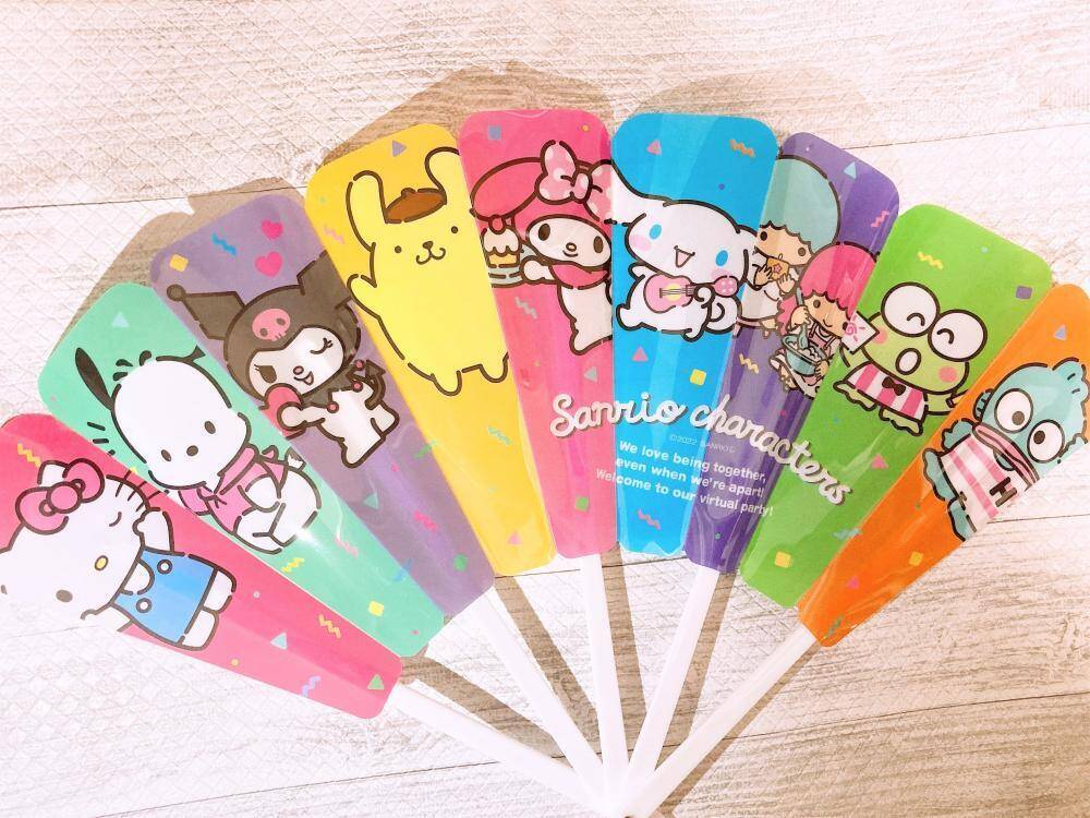 ダイソーでサンリオの 水を弾く 扇子見っけ キャラ勢ぞろいで連れて行こう 22年6月2日 エキサイトニュース
