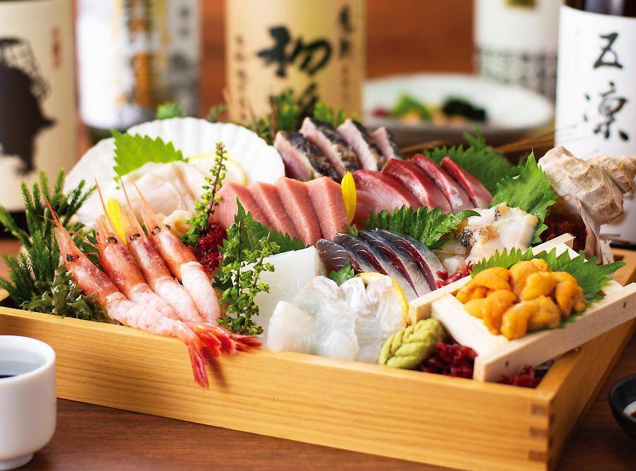 池袋行かなきゃ！ 「お魚総本家」オープン記念で魚料理すべて半額だよ～。