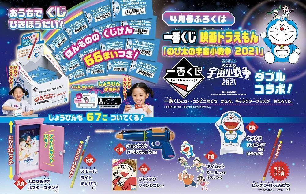 ドラえもんの一番くじが雑誌付録になるとは くじ券ペリペリし放題は最高 2021年2月28日 エキサイトニュース