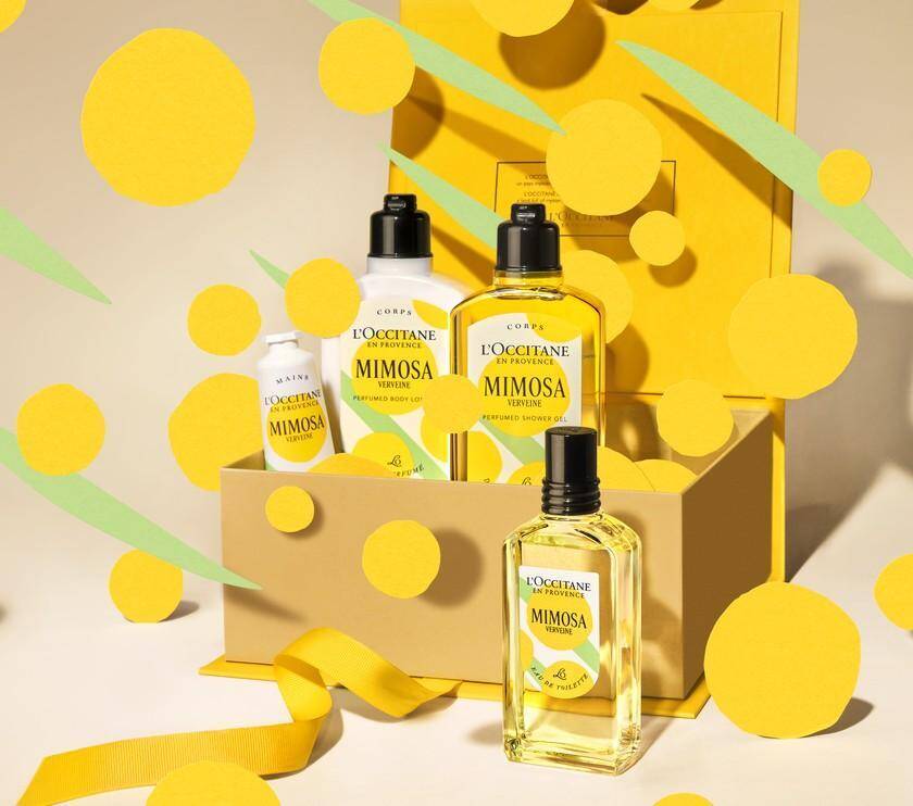 【ロクシタン】一部店舗でミモザのミニブーケをプレゼント。6600円以上の購入が対象、各日先着30人まで《国際女性デー》