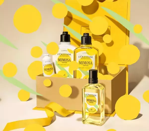 「【ロクシタン】一部店舗でミモザのミニブーケをプレゼント。6600円以上の購入が対象、各日先着30人まで《国際女性デー》」の画像