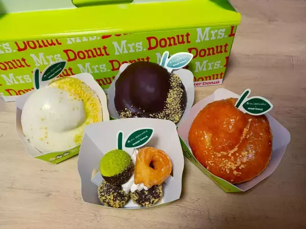 ミセスドーナツ全4種を実食レビュー！可愛さも食べ応えもばっちりで大満足。