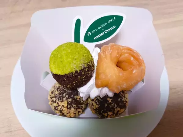 「ミセスドーナツ全4種を実食レビュー！可愛さも食べ応えもばっちりで大満足。」の画像