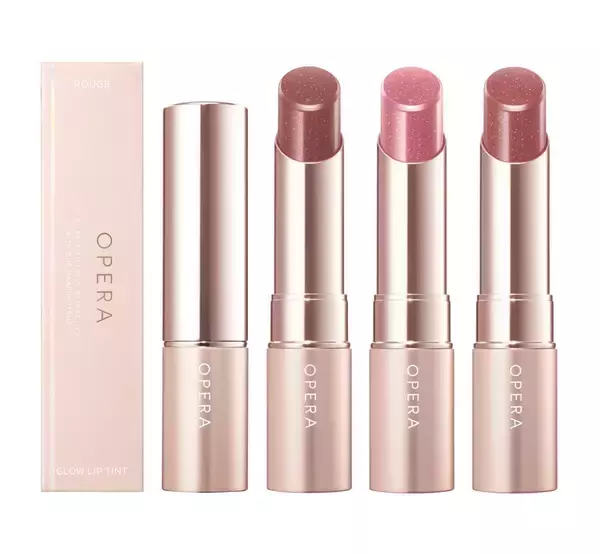 「【オペラ】「グロウリップティント」からサクラの限定色が3色登場。さりげないブルーラメが"大人可愛い"を演出♡」の画像