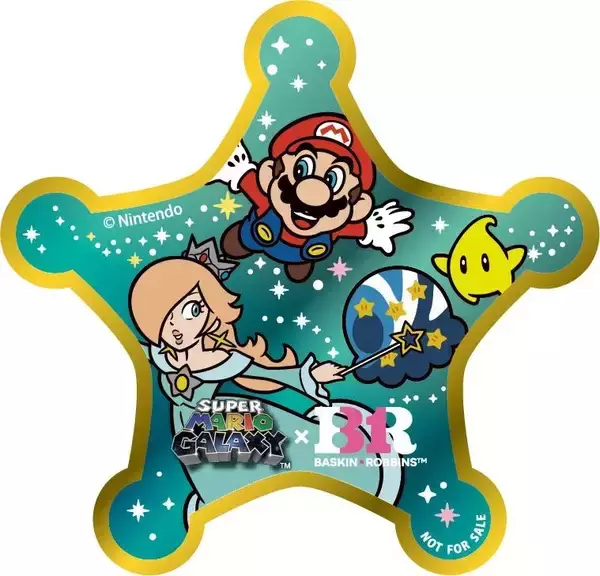 「サーティワンとスーパーマリオギャラクシーがコラボ！かわいすぎる限定スリーブやチャーム、限定フレーバーは見逃せない♡」の画像