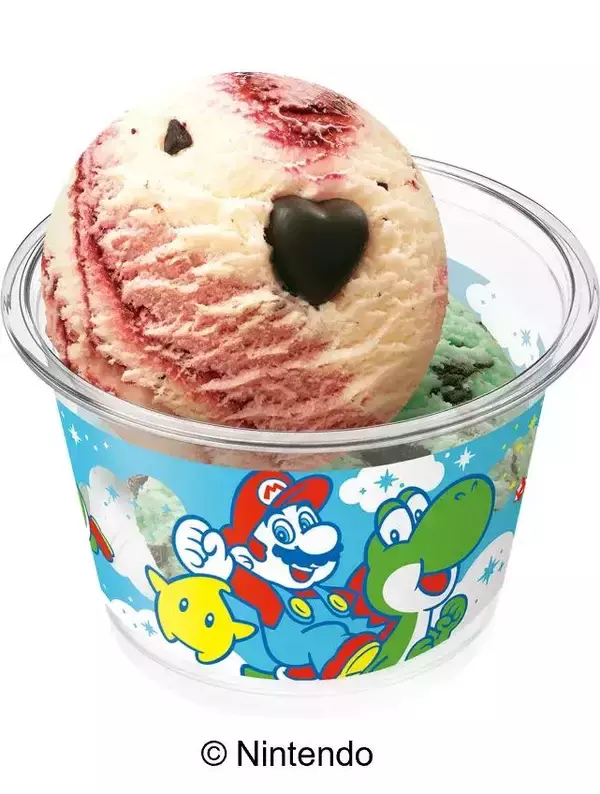 「サーティワンとスーパーマリオギャラクシーがコラボ！かわいすぎる限定スリーブやチャーム、限定フレーバーは見逃せない♡」の画像