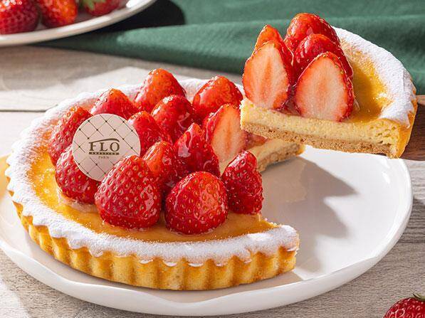 【FLOの日】4月も"まるごと苺"たっぷりのタルトが1490円♡プリンやフライドチキンなどもお買い得に《4月5日スタート》