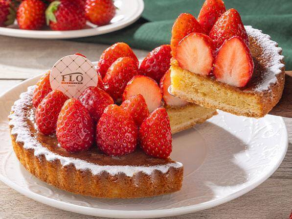 【FLOの日】4月も"まるごと苺"たっぷりのタルトが1490円♡プリンやフライドチキンなどもお買い得に《4月5日スタート》