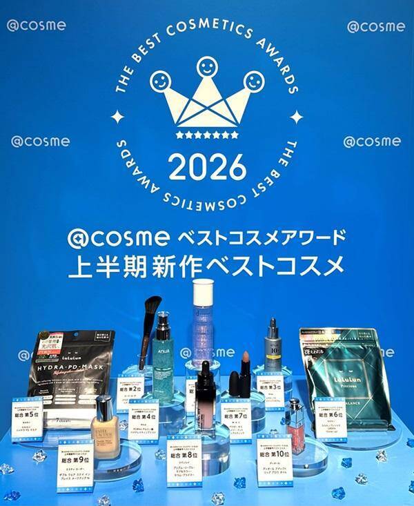 【＠cosmeベスコス2026】値下げした化粧水が総合大賞に！上半期に支持されたコスメのキーワードは「保湿」。