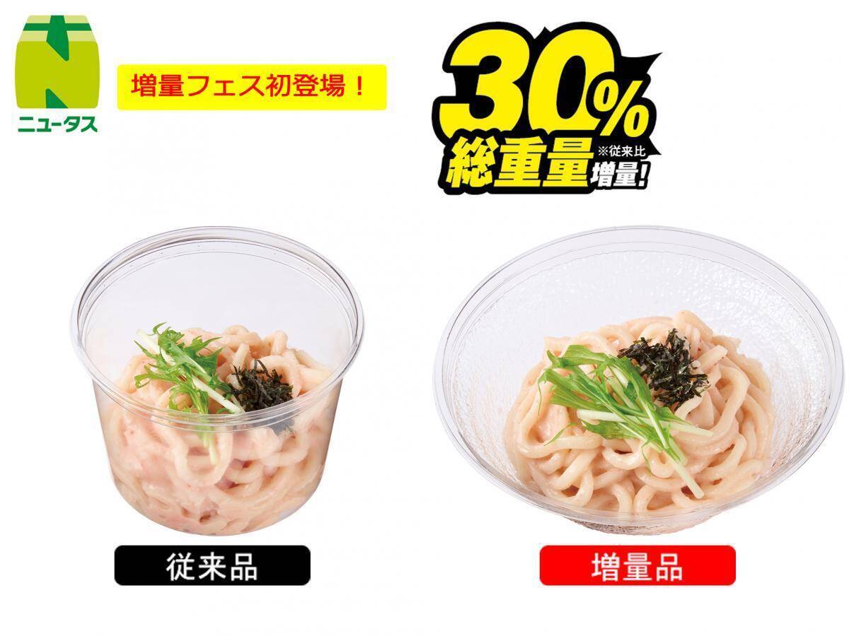 【NewDays】値段そのままでボリュームアップ！「増量フェス」第1弾の対象商品8品を紹介《8月31日まで》