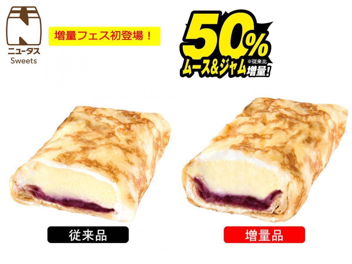 【NewDays】値段そのままでボリュームアップ！「増量フェス」第1弾の対象商品8品を紹介《8月31日まで》