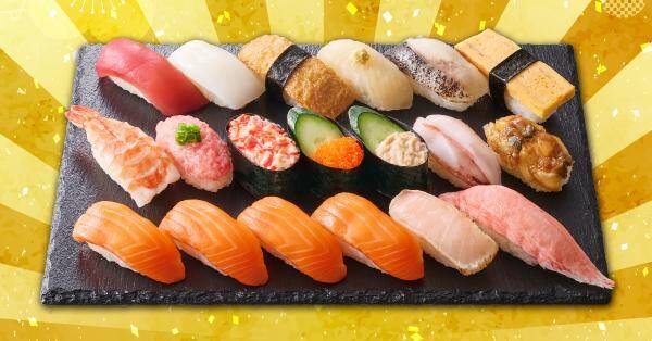 【小僧寿し】1貫あたり約68円！春らしい限定ネタなど大ボリュームの「超得バリュー盛フェア」は4月18日・19日限定。