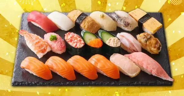 「【小僧寿し】1貫あたり約68円！春らしい限定ネタなど大ボリュームの「超得バリュー盛フェア」は4月18日・19日限定。」の画像