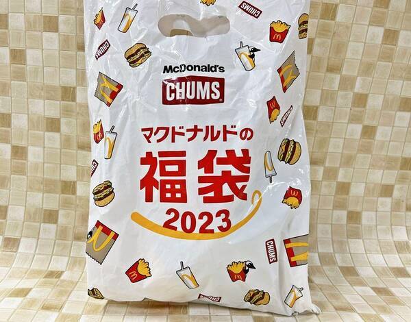 マクドナルド福袋 2023 CHUMS コラボ商品4点セット