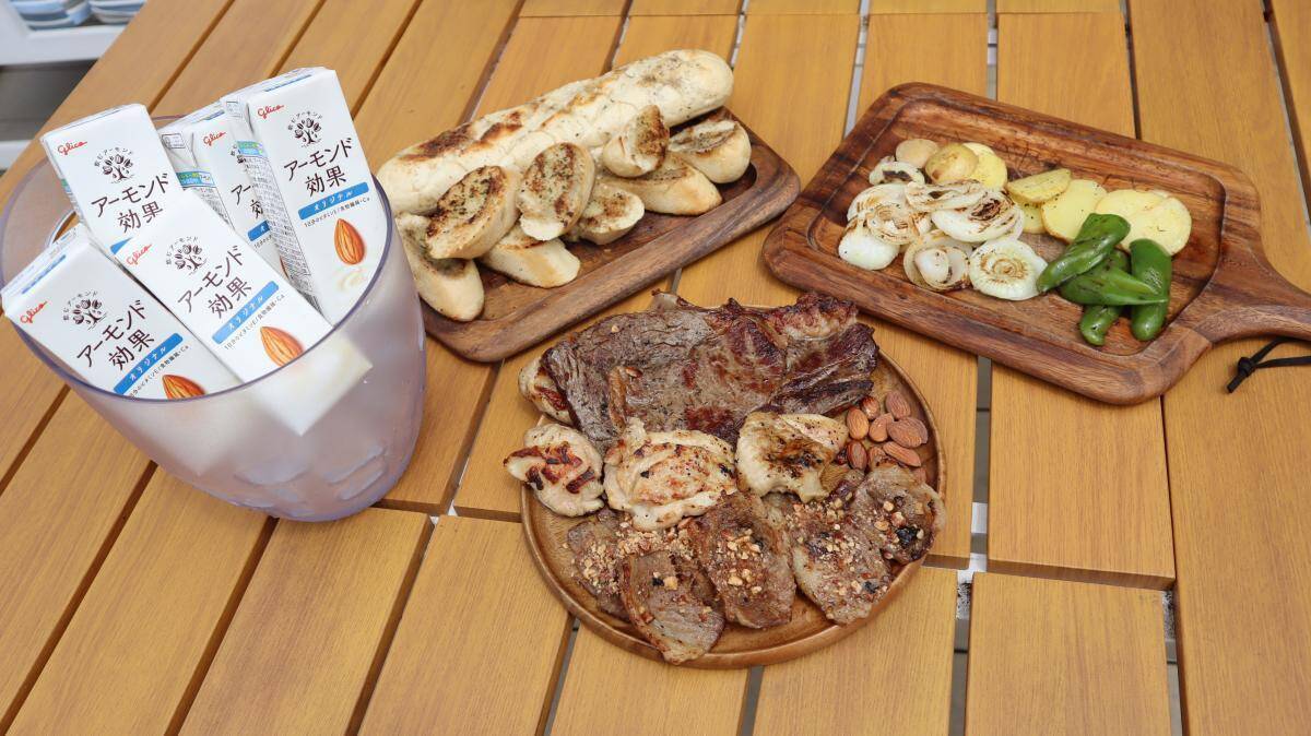 アーモンド尽くしのBBQを池袋ヨドバシカメラの屋上で！アーモンド効果飲み放題も嬉しい...。《体験レポ》