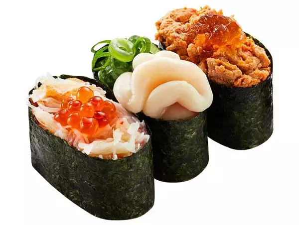 「【かっぱ寿司】「蟹にぎり」110円の大盤振る舞い。あん肝、牡蠣フライなど冬の主役級ネタが勢ぞろい。《3月18日まで》」の画像