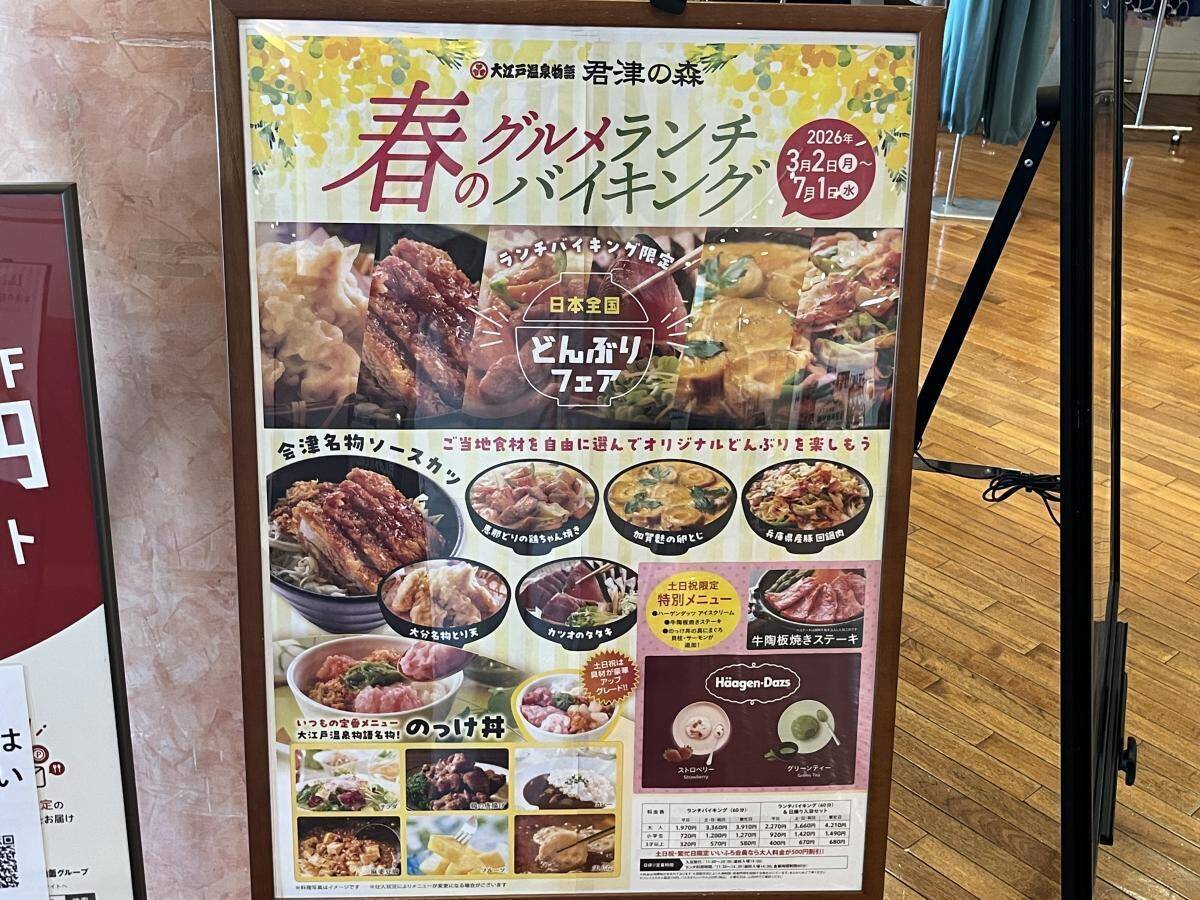 【首都圏から約1時間】食べ放題＆入浴付きで平日2270円！「大江戸温泉物語君津の森」がプチリフレッシュに最適だった《編集部レポ》