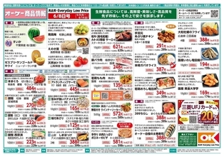 【オーケー最新チラシ】暑い季節に嬉しい冷し中華が特価に！夏に気になる新商品や増量品などが目白押し！《6月14日まで》
