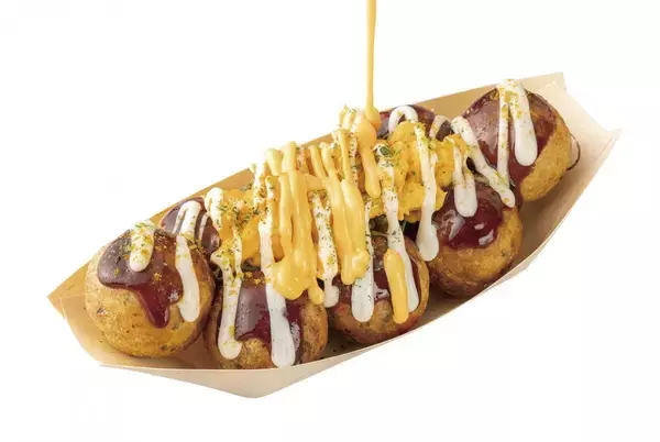 「【銀だこ×ドジャース】3月27日から3日間限定で"100円引き"！コラボたこ焼き「LA マッケンチーズ」が期間限定で日本上陸。」の画像