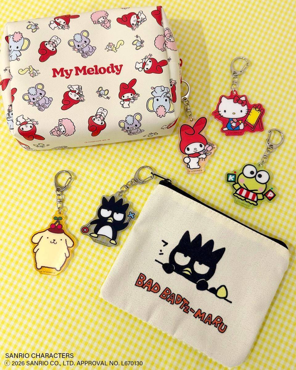サンリオキャラクターズの限定アイテムがサンキューマートに登場♡コラボ雑貨は先行予約受付中だよ。