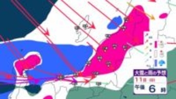 【 新潟の雪は？ 】11日(日)～12日(月祝)の降雪予想は上越・中越で山沿い70cm、平地30cm　警報級大雪の恐れも【15日午後3時までの雪のシミュレーション・10日午前11時更新】