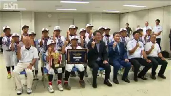 快挙！全国制覇「勝手に強くなる魔法にかかった」新潟市の小学生野球チーム『新潟リーグ』日本一に　新潟市長へ歓喜の報告