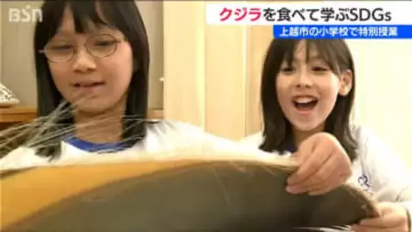 小学校の学校給食でクジラの特別授業「知らないことを知れてとっても良かった」食べて学ぶ【SDGs】新潟県上越市