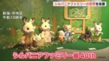 誕生40周年「シルバニアファミリー」の世界を体感　新潟