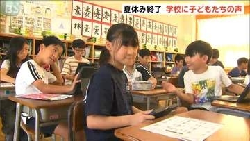 新潟市 一部の小学校で夏休み明け授業再開　鳥屋野小では暑さ対策でオンライン朝会　9月2日までに市内各校順次再開へ