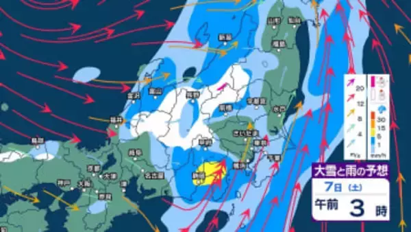 低気圧や前線の影響で関東甲信や東海は落雷や竜巻などの激しい突風、急な強い雨に注意を　北陸は警報級高波の恐れ【3時間ごとの雨雪シミュレーション・6日正午更新】