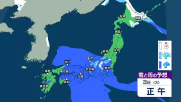 【今後の雨や雪は？】28日は北海道で大雪・高波の恐れ　来週2日以降は西日本などで“バケツをひっくり返したような”激しい雨【3時間ごとのシミュレーション・28日正午更新】