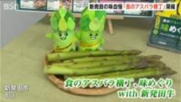 “太い・甘い・柔らかい ”絶品アスパラを堪能　新発田市で「食のアスパラ横丁味めぐり with 新発田牛」開催　新潟
