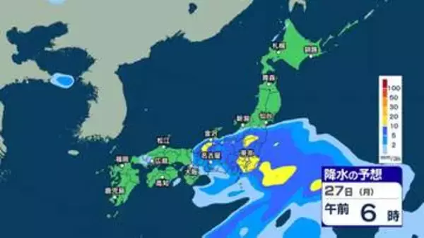 【 今後の雨 】きょう25日(土)は貴重な晴れ間　あす26日(日)～27日(月)は雨　昭和の日も全国的に雨か【25日(土)～30日(木)午後3時の雨シミュレーション・25日正午更新】