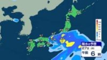【 今後の雨 】きょう25日(土)は貴重な晴れ間　あす26日(日)～27日(月)は雨　昭和の日も全国的に雨か【25日(土)～30日(木)午後3時の雨シミュレーション・25日正午更新】