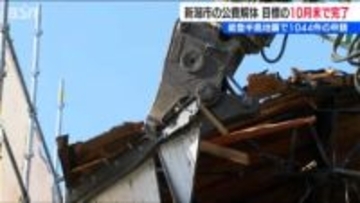 “公費解体”目標の10月末で完了【能登半島地震】申請は1044件「何とか10月いっぱいで終わらせることができました」新潟市