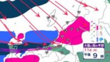 【 新潟の雪は？ 】3連休の11日(日)～12日(月祝)にかけて中越山沿いで70cmの降雪予想　山沿い中心に平地でも大雪か【14日までの雪のシミュレーション・9日午後8時更新】