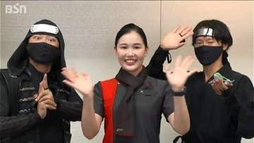 「“空飛ぶ鉄かご” ですぐ着いちゃう」CAと忍者隊がPR　FDA新潟〜名古屋小牧線 秋限定で1日2便に増便　新潟