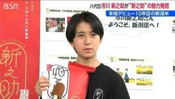 本格デビュー10年目の新潟米「新之助」の魅力に13歳の八代目市川新之助さんが迫る「本当にすごいんだと改めて実感」