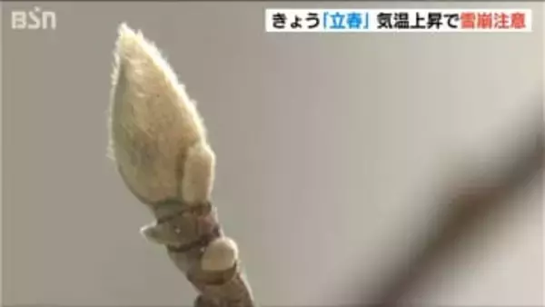 きょうは立春　新潟県内は3月並みの陽気に　最高気温が10℃超えるところも　雪崩に注意