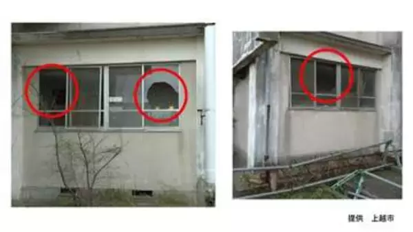 誰もいないはずの旧寄宿舎でガラスが割られる被害　屋上には電子タバコの吸い殻が…　新潟・上越市柿崎区