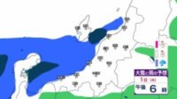 【 新潟県の雪 】2日～3日にかけて山沿いを中心に平地でも大雪か “警報級の大雪”の恐れも　交通障害に注意・警戒【今後の雨と雪のシミュレーション・31日午後8時更新】