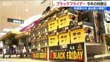 「まとめ買いする客が次々に…」物価高の中ブラックフライデー始まる　2000品目を10%引きから最大半額に 新潟
