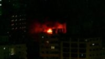 【速報】西堀通3番町でマンション火災「ふとんから火が出た」現在消火活動中　新潟・中央区