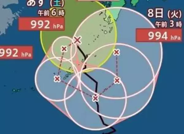 【台風情報】「台風24号(クロヴァン)」沖縄周辺をぐるりとループ中…日本への影響が長引くおそれ　今後の進路予想・9月14日にかけての雨風シミュレーション【気象庁4日6時45分発表】