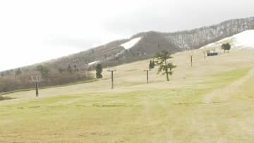 積雪はゼロでスキー場のオープンは延期　鳥取県のだいせんホワイトリゾート 　安全祈願祭で降雪祈願