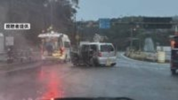 2トントラックと軽乗用車が衝突…70代男性が頭から出血し救急搬送　意識はあり命に別条なし　島根県浜田市