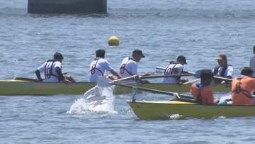川風を受けて爽やかな汗　およそ200人が参加　江の川でレガッタ大会